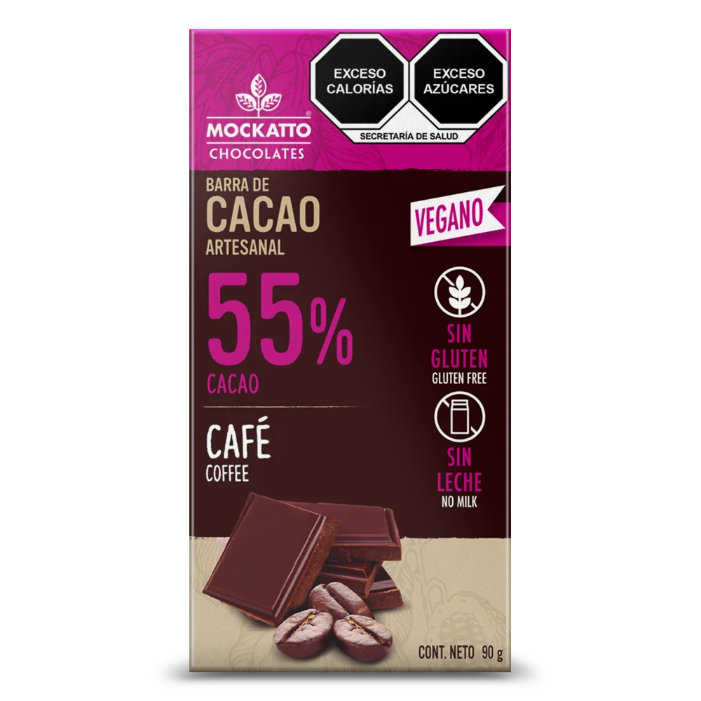 Barra de Cacao Café Vegano 90 g