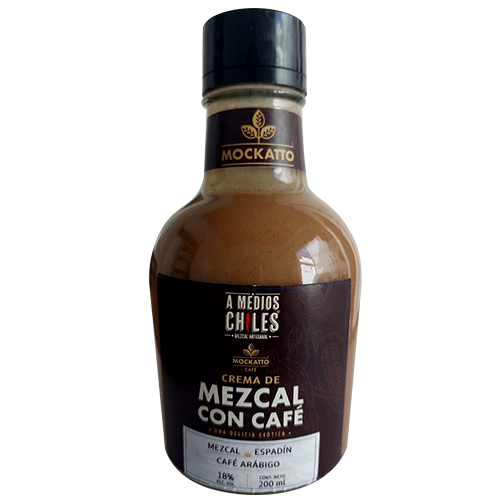 Botella De Mezcal Espadín Con Café 200 ml