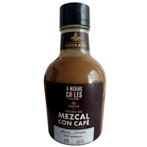 Botella De Mezcal Espadín Con Café 200 ml