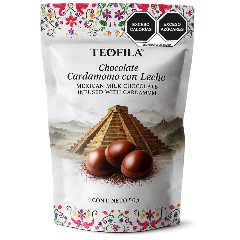 Chocolate con Cardamomo Teófila | Chocolate Artesanal Gourmet