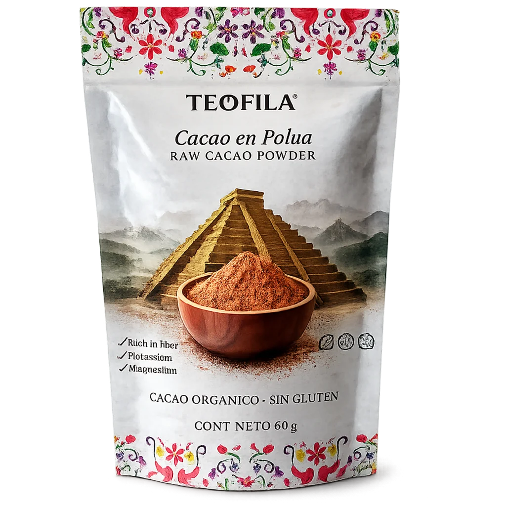 Cacao Puro en Polvo Teófila | Cacao Artesanal Premium