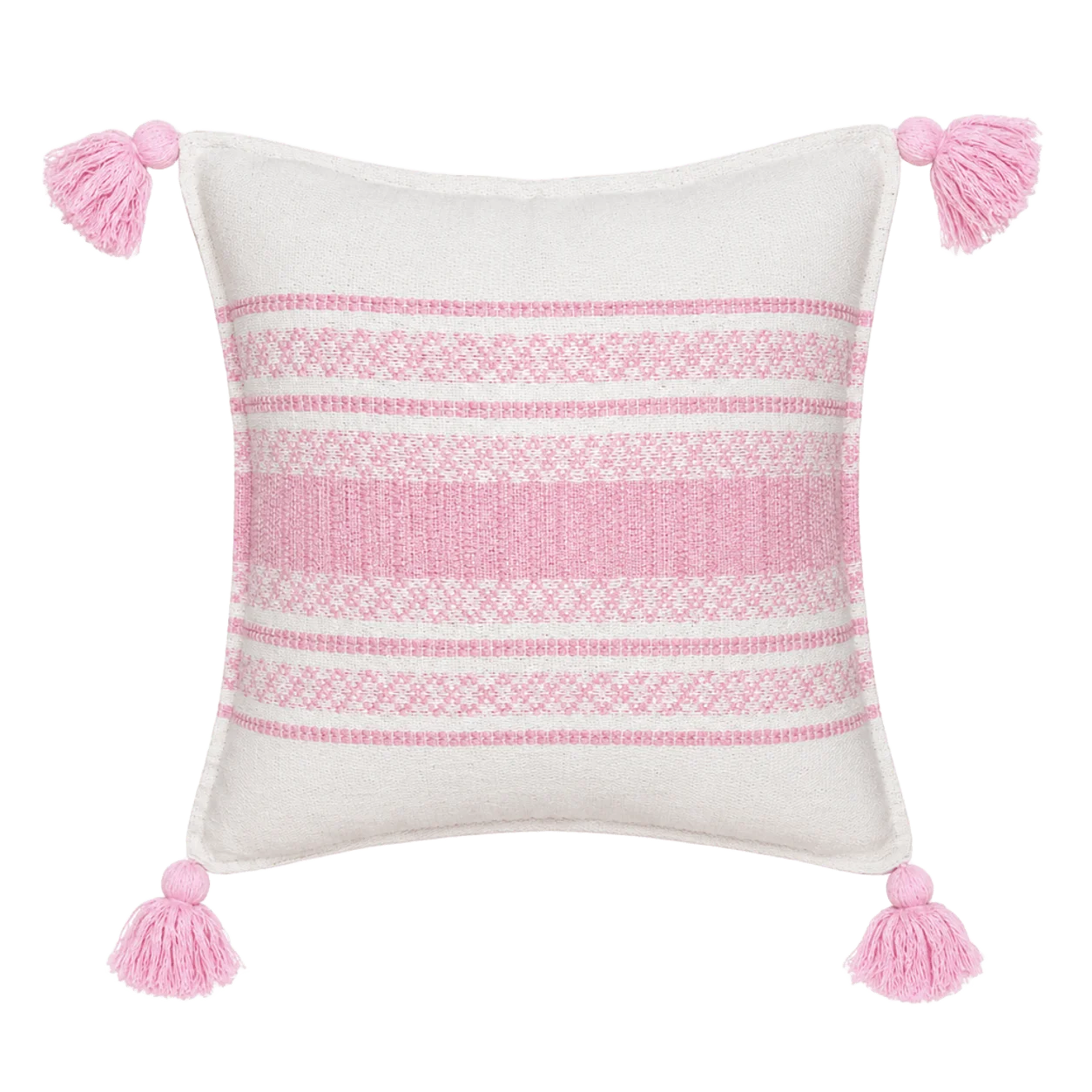 Cojín Artesanal Textil Tradicional Mexicano