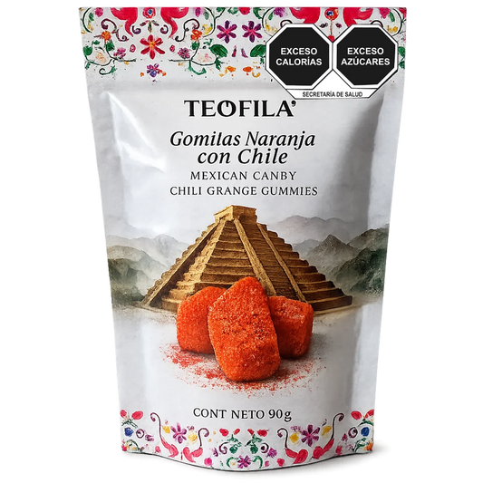 Gomitas de Naranja con Chile Teófila | Dulce Picante Artesanal
