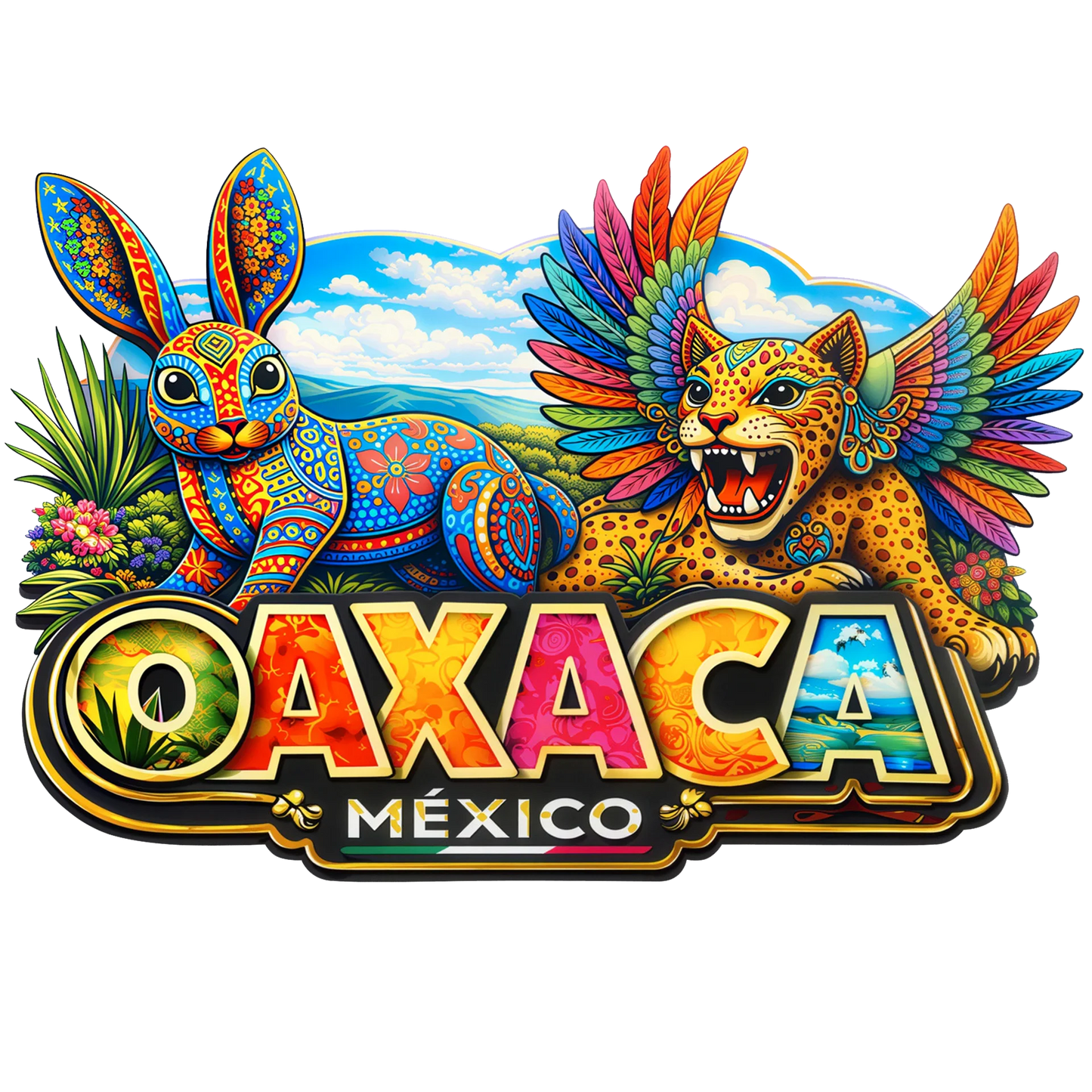 Imán Oaxaca Alebrije Artesanal | Souvenir Mexicano